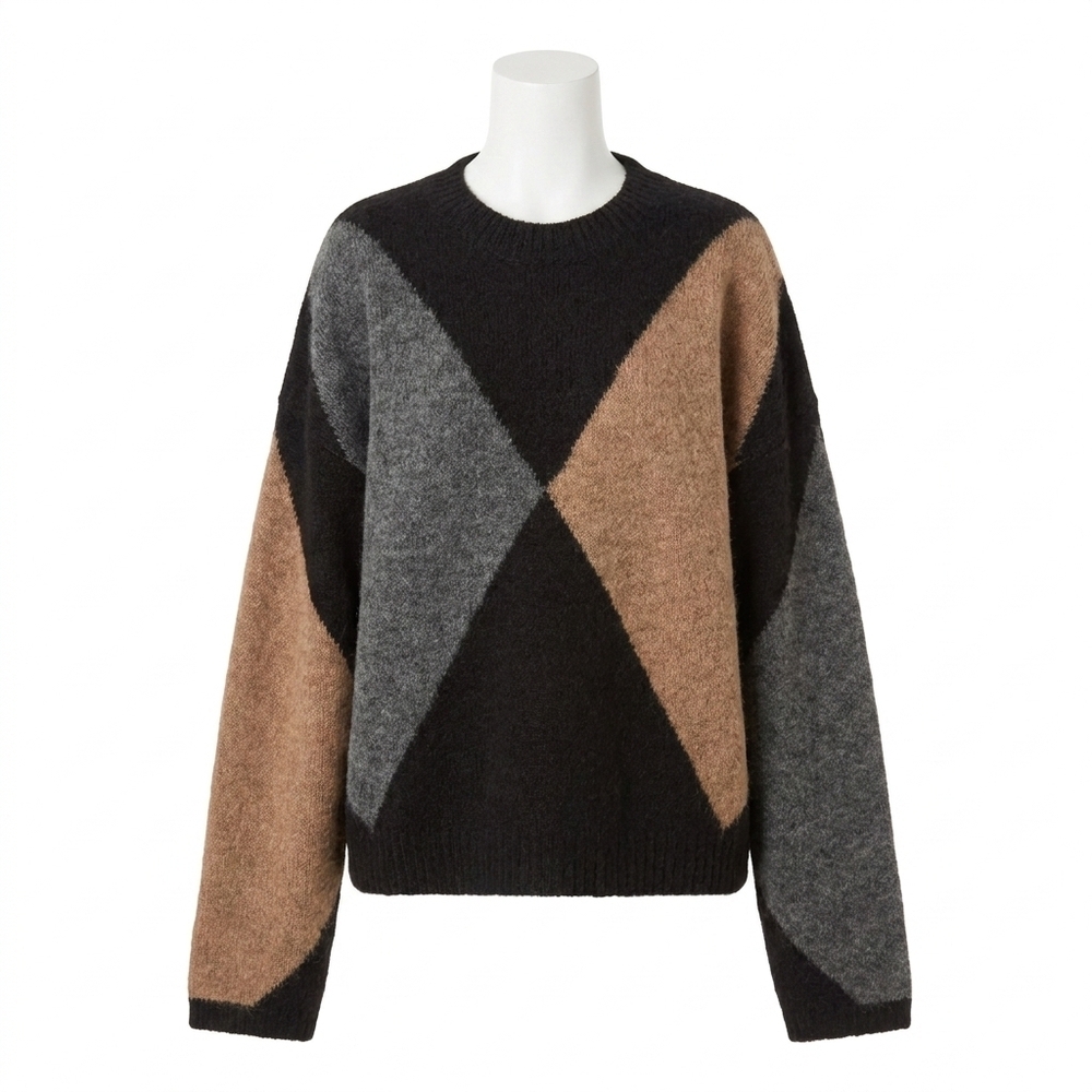 NEW BARBOUR sabrina crew neck jumper in multi
